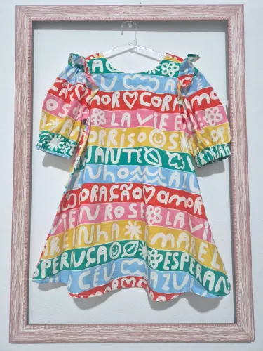 Vestido infantil Fábula