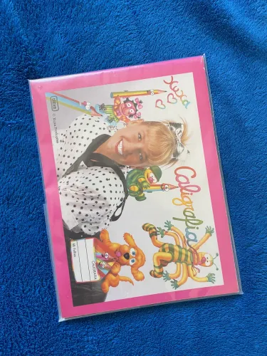Caderno da xuxa de caligrafia 
