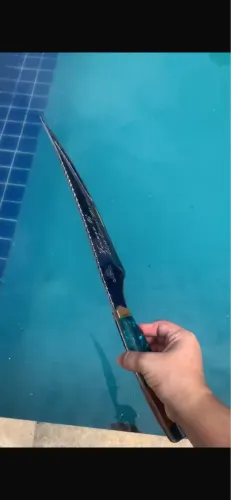 Faca churrasco artesanal castel edição limitada modelo Ferrari 