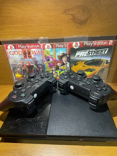 PlayStation 2 Completo + 3 Controles