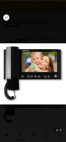 Vídeo Porteiro intelbras iv 7000 hs black