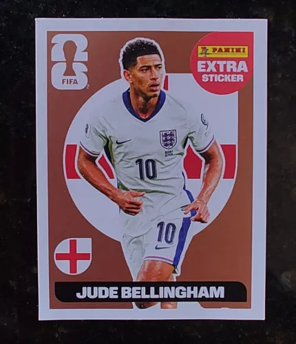 Jude Bellingham Bronze - Extra Sticker Panini Copa do Mundo (Original)