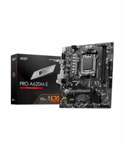Placa-Mãe MSI PRO A620M-E, DDR5, M-ATX, AMD