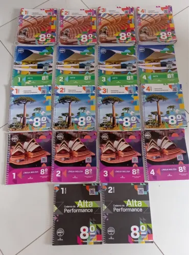 Kit Livros Pitagoras 8 Ano