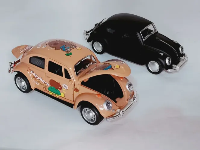 Kit Miniaturas de Fusca de Metal escala 1:32