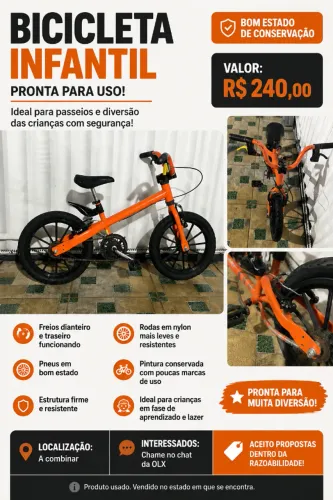 Bicicleta Infantil Conservada