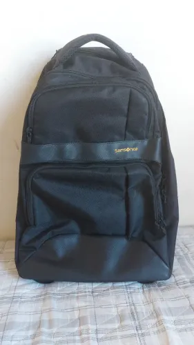 Mochila Executiva Sansonite Original com Carrinho e Rodinhas.