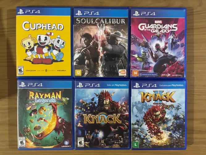 Lote jogos ps4