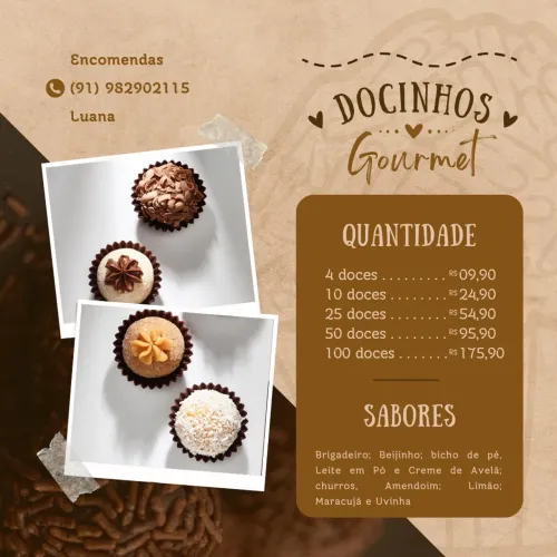 Docinhos gourmet