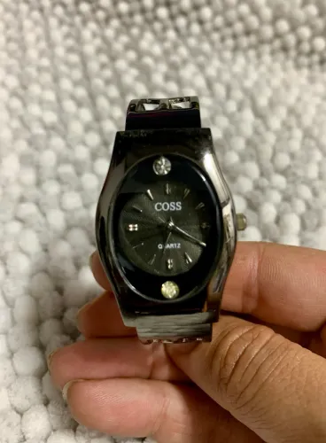 Relógio Feminino COSS Quartz Vintage em Aço