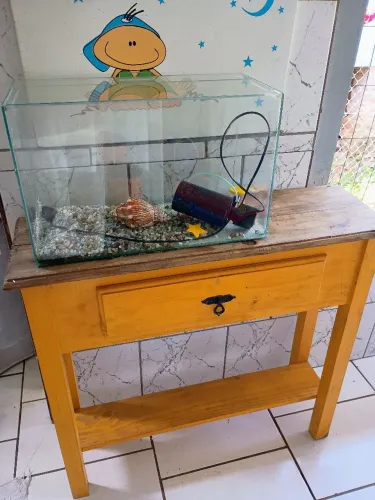 Aquário acompanha bombinha de oxigênio!