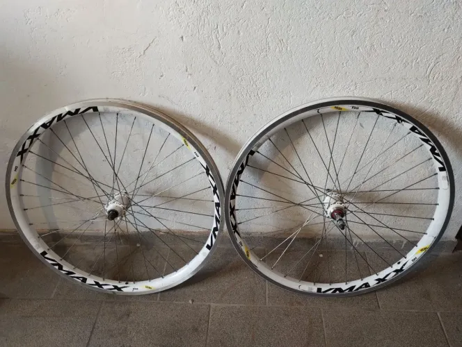 Par aros bicicleta 26 vmaxx branco zero 