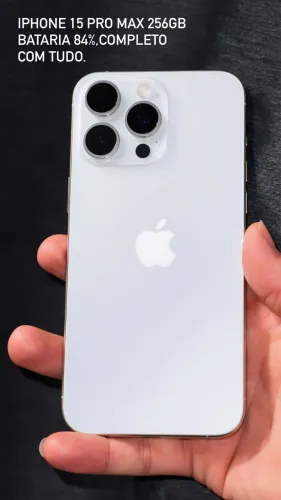 15 pro max branco 256 gb