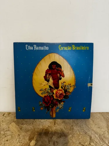 Lp Vinil: Elba Ramalho Coração Brasileiro Com Encarte - Original Impecável