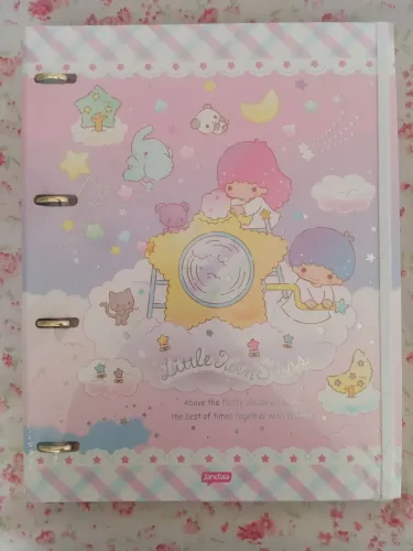 Caderno universitário argolado Little Tevin c0m 80 folhas