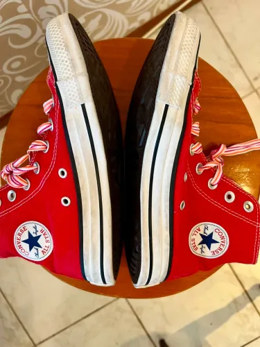 Tênis Converse All Star TAM 34 cano longo