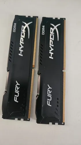 Memoria Ram 32Gb 2x16Gb 3200Mhz Hyperx Fury Seminovas 3 meses de garantia