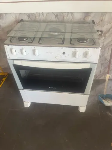Fogão 5 bocas cor branco detalhes de uso barato entrego