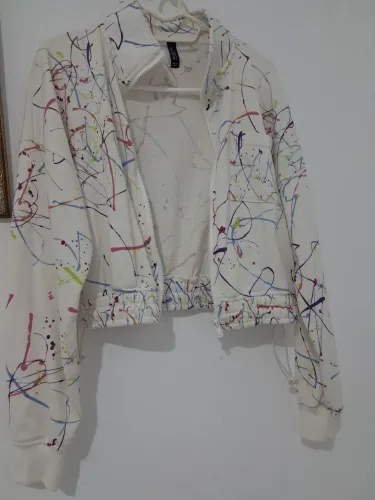 Casaco de moletom personalizado  P estiloso 