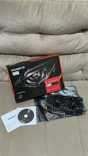 Placa de Vídeo RX 570 4GB - Com Caixa e Nota Fiscal