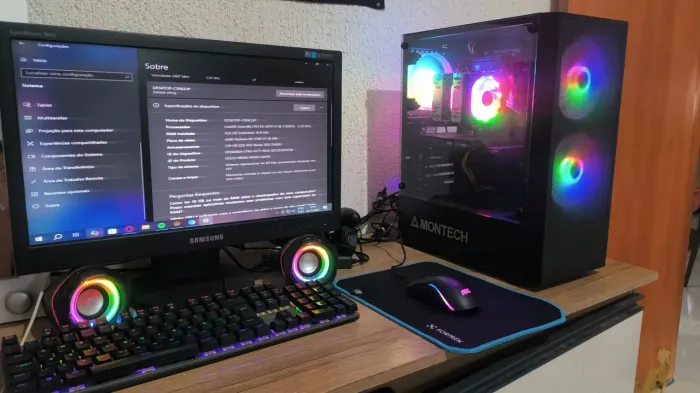 PC GAMER COMPLETO NO GABINETE - XEON + RX 5500 XT 8GB