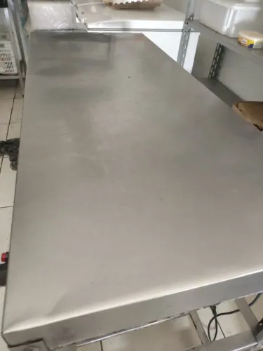 Mesa quente linha de montagem para hambúrguer