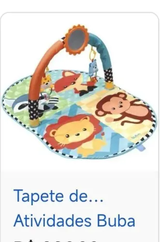 Tapete de atividades para bebês
