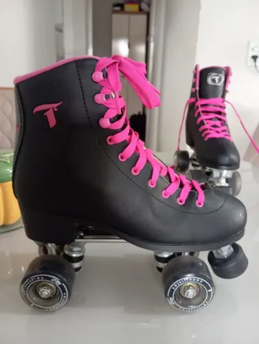 Patins Traxart Quad + Kit Proteção Completo- Tam 39/40 (Uso 37 e cabe)