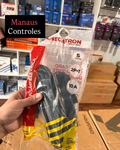 Extensão Elétrica de 5 Metros 2P+T Megatron