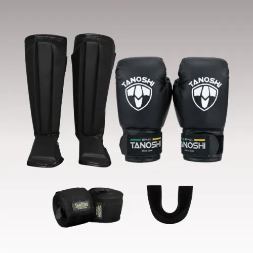 Kit Muay Thai Infantil Tanoshi Completo Novo Varias Cores
