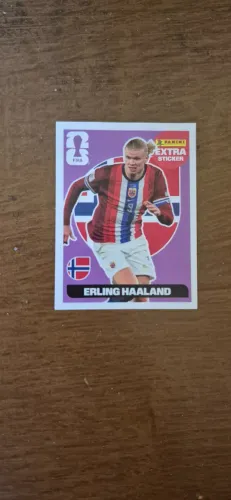 Figurinha extra sticker Copa do mundo Haaland