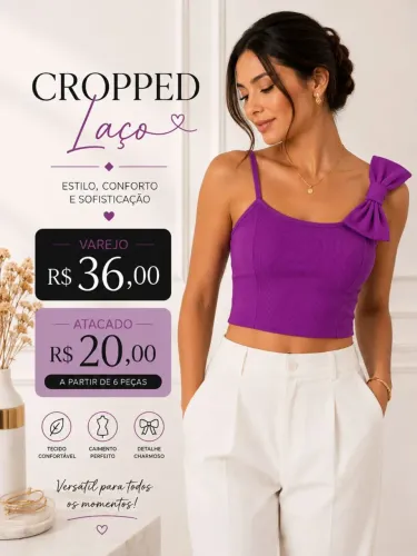Cropped - atacado e varejo