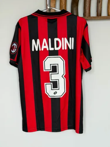 camisa lotto Milan 1994-95 tamanho g maldini #3 opel perfeita!!