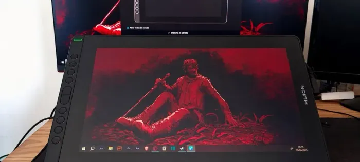 Mesa Digitalizadora Com Display Huion Kamvas Pro 16 De 15,6 '', Full Hd