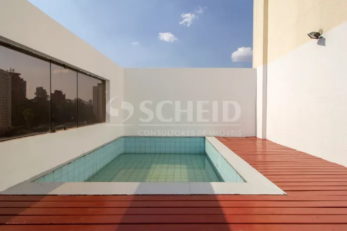 cobertura com 3 quartos e piscina para locação no Morumbi