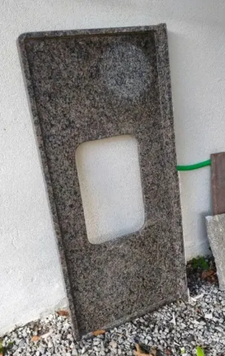 Pia de cozinha em granito