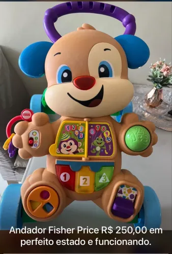 Andador - Cachorrinho Que Anda - Fisher Price