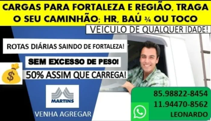 AGREGAMOS SEU VEICULO - DISTRIBUIDORA MARTINS