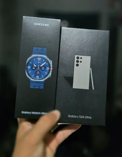 Galaxy S24 Ultra + Watch Ultra 2025 TROCO em Iphone 16 Pro Max