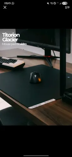 Mouse pad speed de vidro