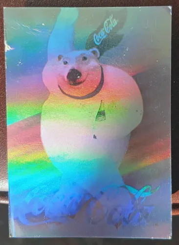 Card Holográfico Raro Coca-Cola 1994 Series 3 - H3 Speed Skater
