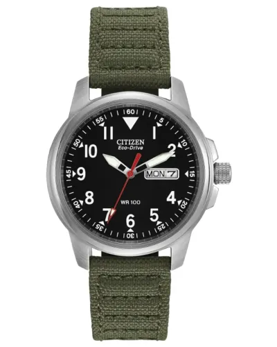 Relógio Citizen Eco-Drive BM8180-03E - O Clássico Militar com Energia Solar