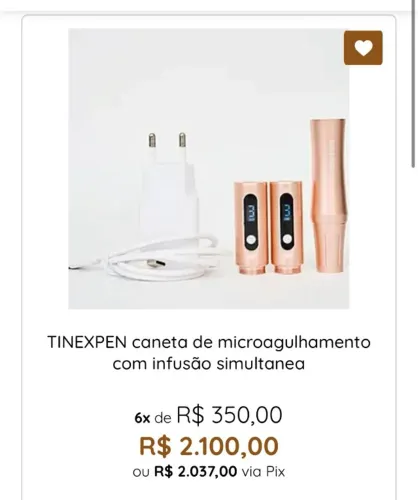caneta de microagulhamento
