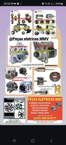 Alternador Motor de partida Induzido Estador Rotor Automático