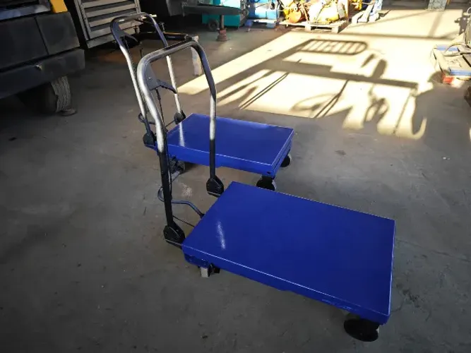 Carrinho plataforma / mesa pantografica para 500 kg