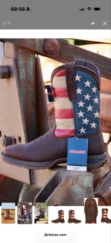 Bota original Durango Rebel Patriota