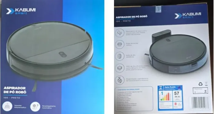 Robô Aspirador KABUM! smart K100 (Usado só 3x. Incluso 10 filtros HEPA novos de brinde)