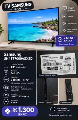 TV Samsung 43? Full HD