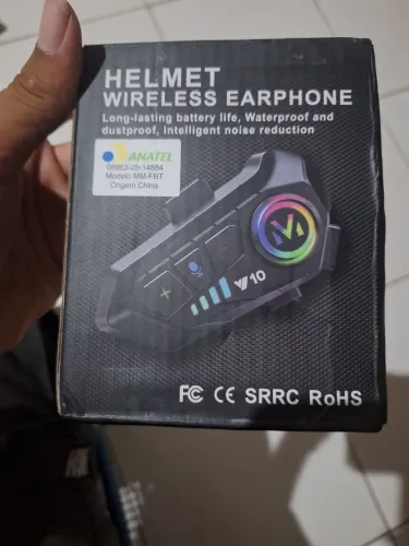 Fone de ouvido pra capacete, intercomunicador Bluetooth