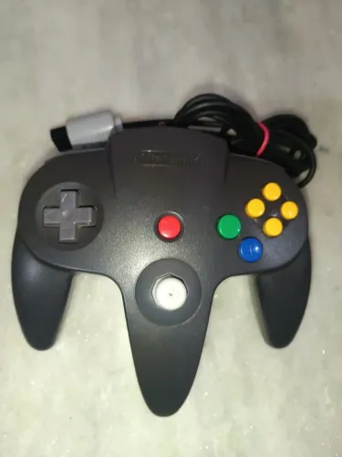 Controle Nintendo 64 revisado e com Analógico de GameCube, funcionando 100%